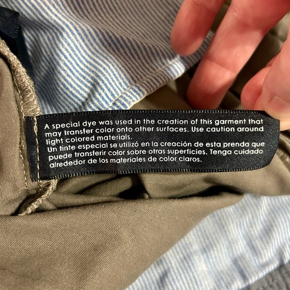 Tommy Hilfiger Women’s Khaki Gray Flat Front Shorts - Picture 5 of 6